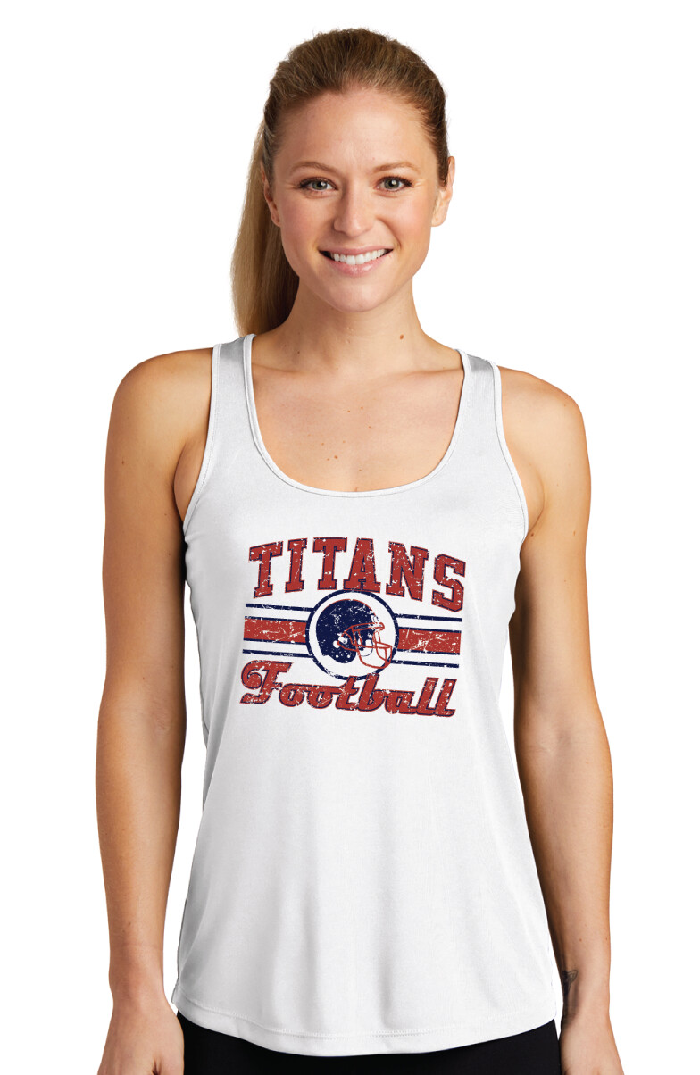 Centennial Football - Vintage - Dri-Fit Racerback Tank