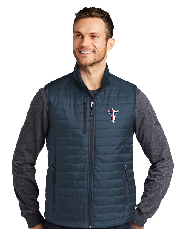 Centennial Football - Mens Packable Puffy Vest
