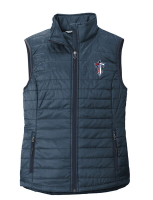 Centennial Softball - Ladies Packable Puffy Vest