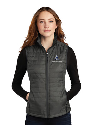 HSAA Football - Ladies Packable Puffy Vest