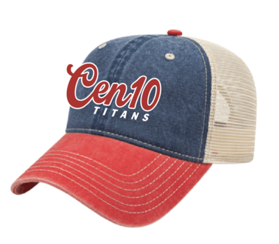Centennial Football - Washed Trucker Mesh Hat