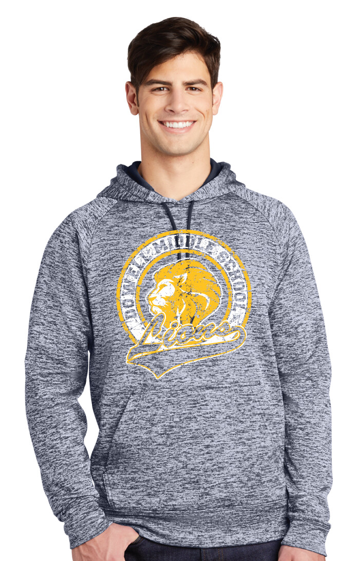 Dowell - Distressed Circle - Electric Dri-Fit Hoodie