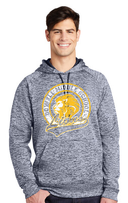 Dowell - Distressed Circle - Electric Dri-Fit Hoodie