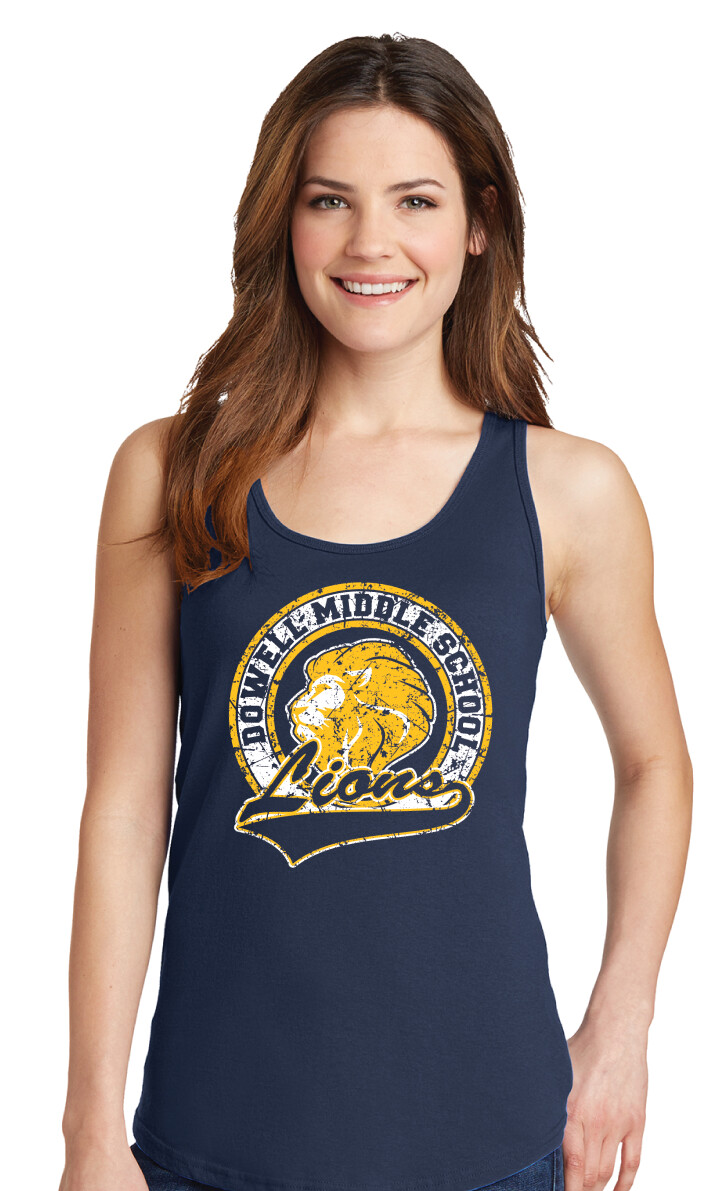 Dowell - Distressed Circle - Cotton Tank