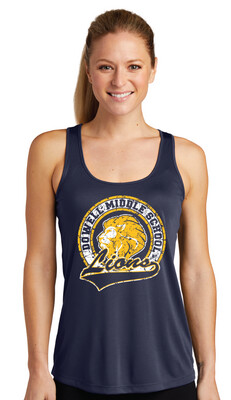 Dowell - Distressed Circle - Dri-Fit Racerback Tank