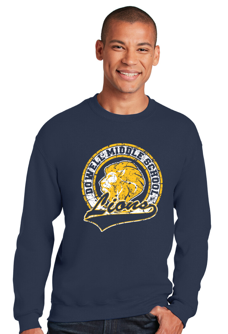 Dowell - Distressed Circle - Crew Sweatshirt