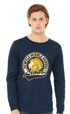 Dowell - Distressed Circle - Bella+Canvas Long Sleeve