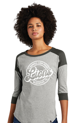 Dowell - Simple Circle - 3/4 Sleeve Baseball Raglan Tee