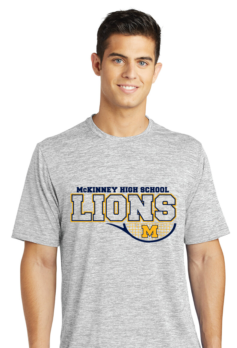 McKinney Tennis - Half Racket - Electric Dri-Fit Short Sleeve