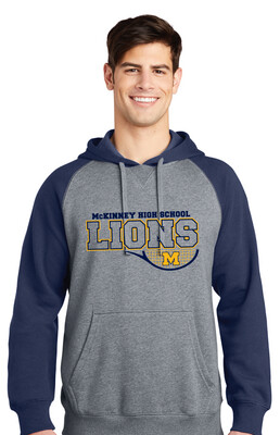 McKinney Tennis - Half Racket - Raglan Hoodie
