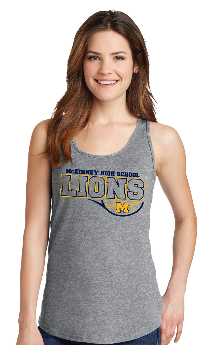 McKinney Tennis - Half Racket - Cotton Tank