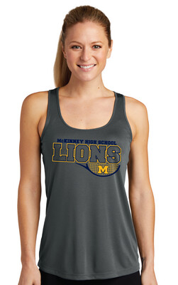 McKinney Tennis - Half Racket - Dri-Fit Racerback Tank