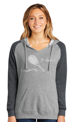 McKinney Tennis - Squiggles - Lightweight Raglan Hoodie