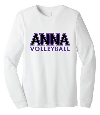 Anna Volleyball - 2 Color - Bella+Canvas Long Sleeve