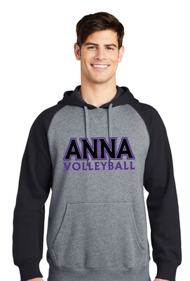 Anna Volleyball - 2 Color - Raglan Hoodie