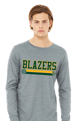 Lebanon Trail Volleyball - Block - Bella+Canvas Long Sleeve