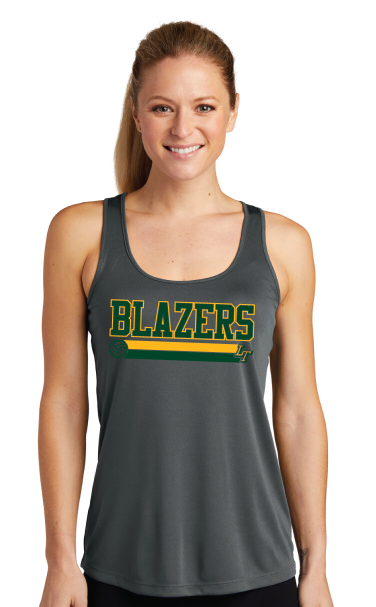 Lebanon Trail Volleyball - Block - Dri-Fit Racerback Tank