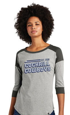 Cockrill MS - Digital - 3/4 Sleeve Baseball Raglan Tee