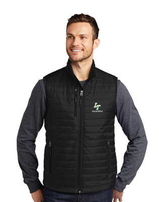 Lebanon Trail Volleyball - Mens Packable Puffy Vest