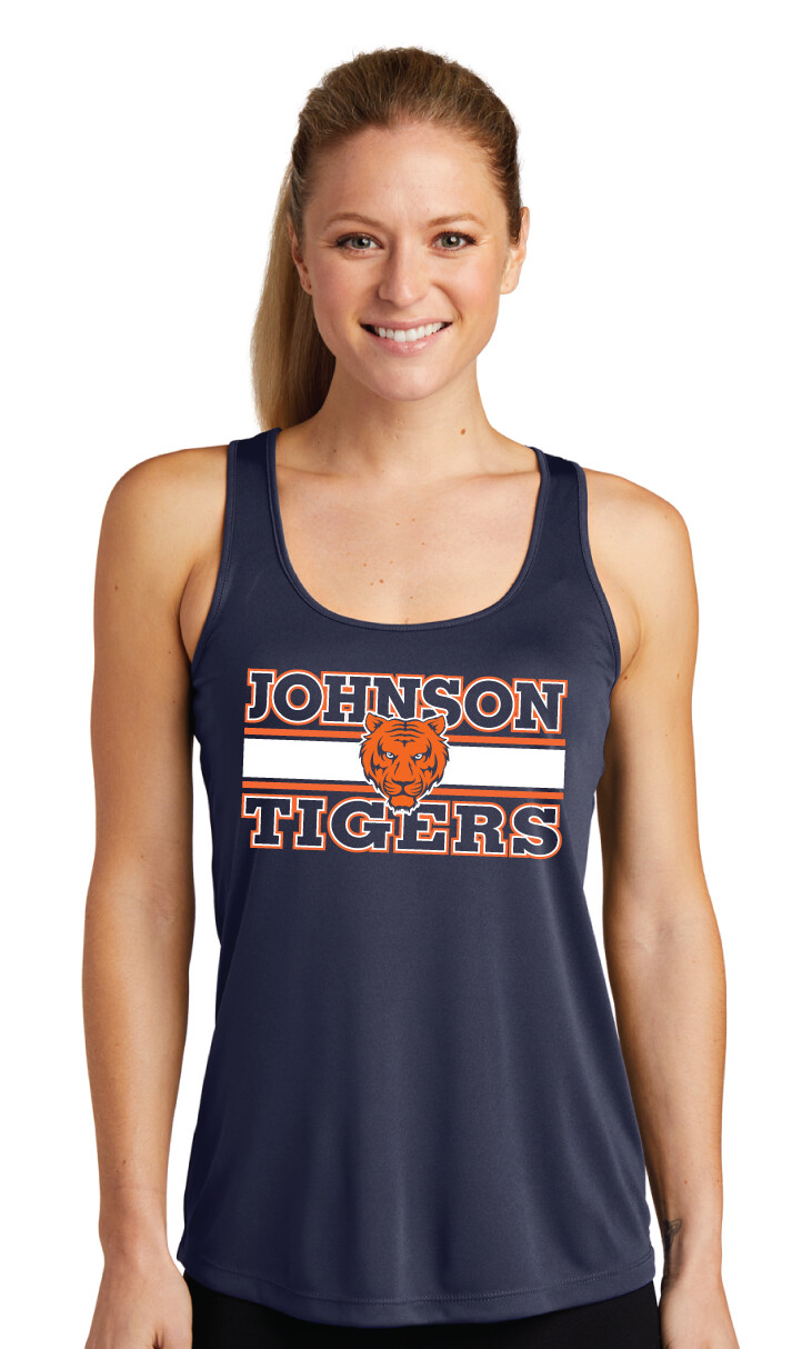 Scott Johnson - Block Lines - Dri-Fit Racerback Tank