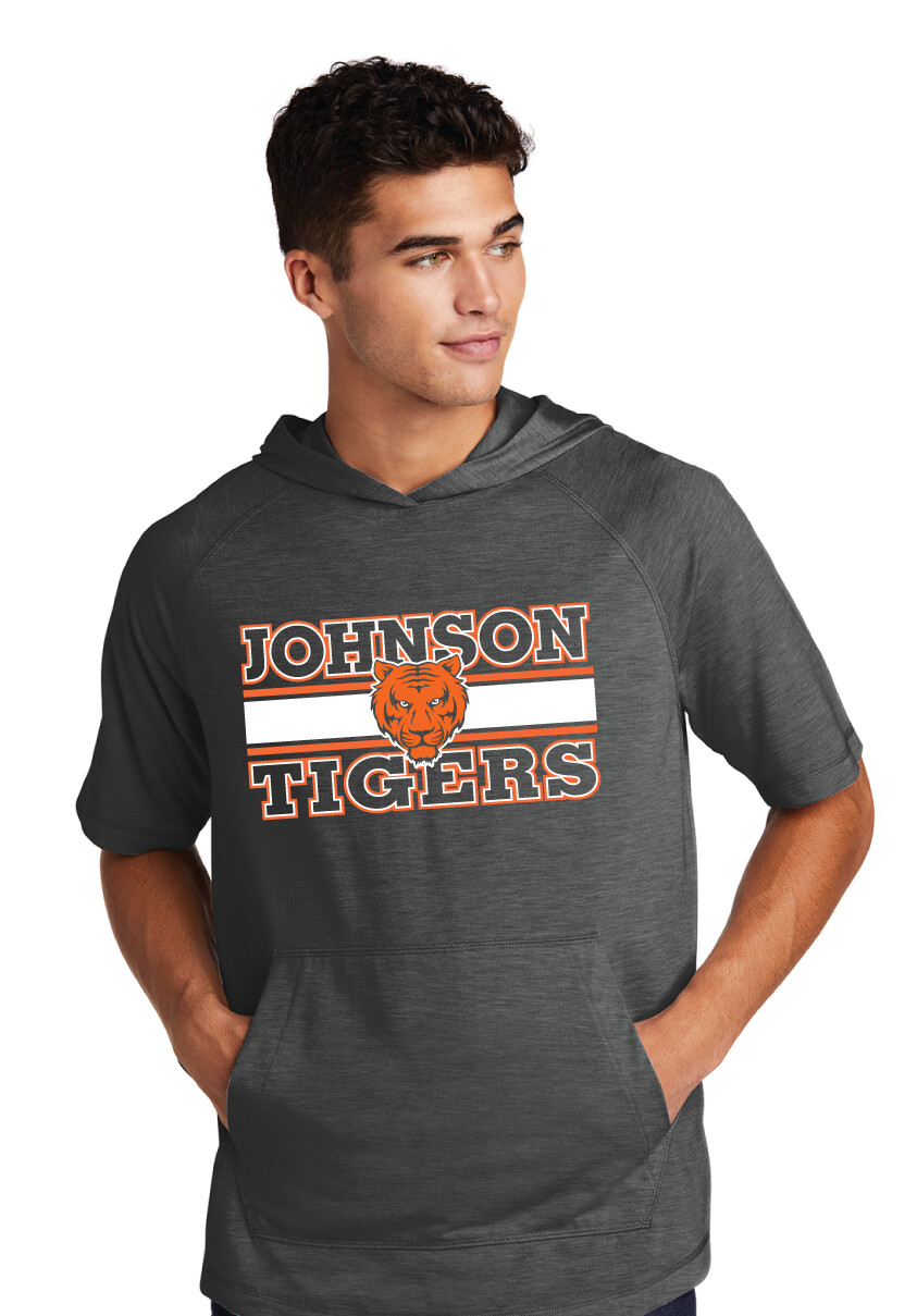 Scott Johnson - Block Lines - Short Sleeve Hoodie