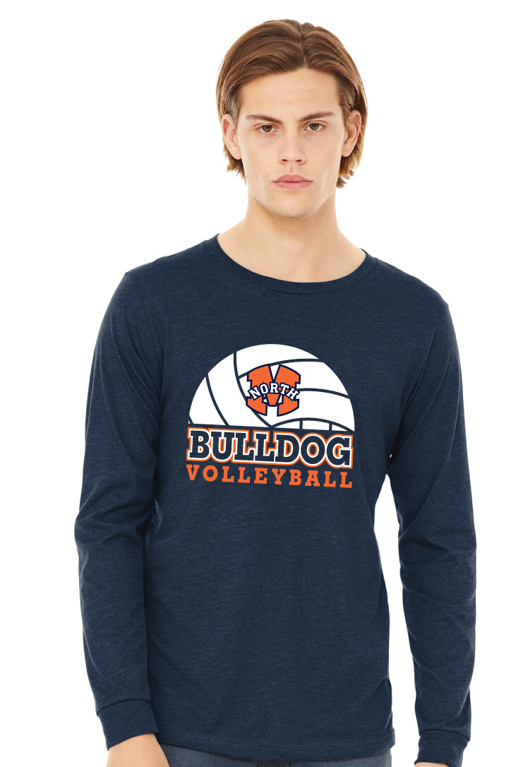 VB Gear - Half Volleyball - Bella+Canvas Long Sleeve