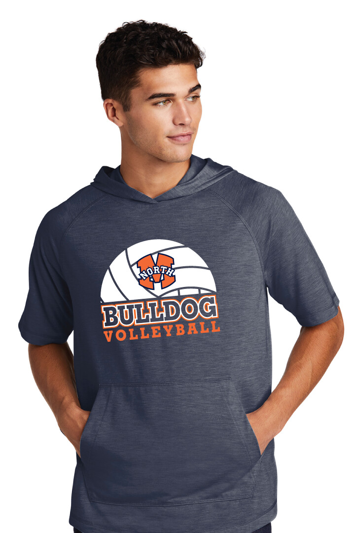 VB Gear - Half Volleyball - Short Sleeve Hoodie