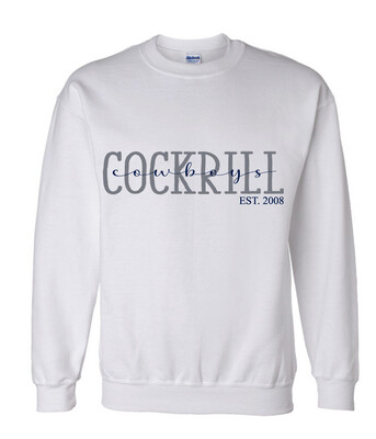 Cockrill MS - Thin Script - Crew Sweatshirt