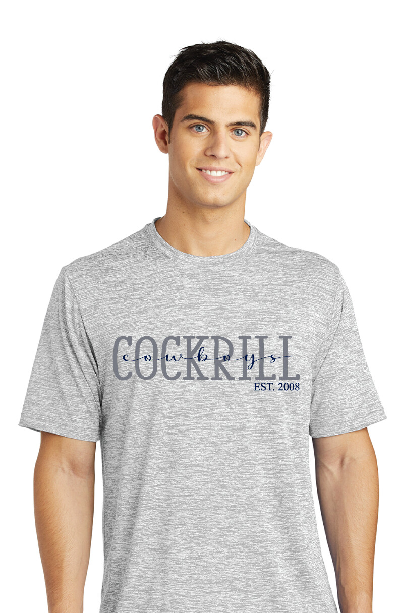 Cockrill MS - Thin Script - Electric Dri-Fit Short Sleeve
