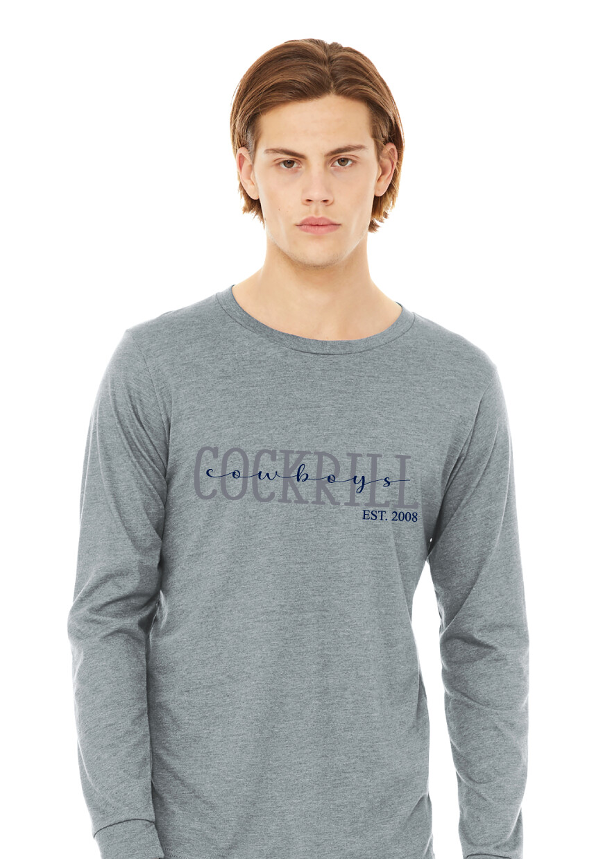 Cockrill MS - Thin Script - Bella+Canvas Long Sleeve
