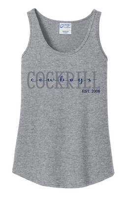 Cockrill MS - Thin Script - Cotton Tank