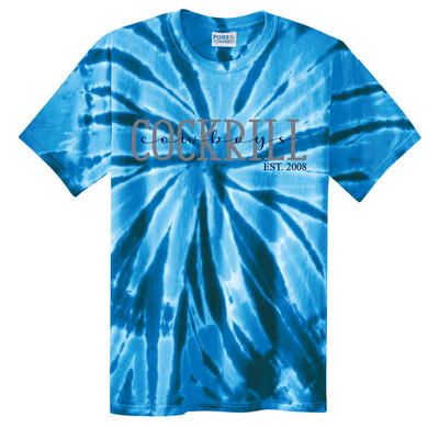 Cockrill MS - Thin Script - Tie-Dye Tee