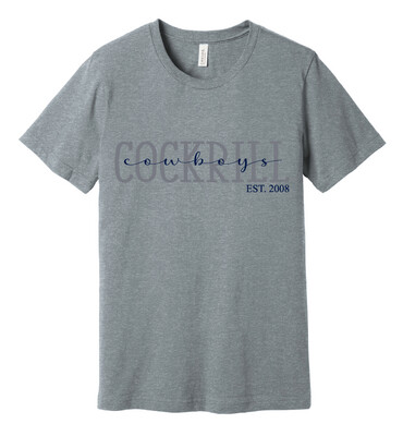 Cockrill MS - Thin Script - Bella+Canvas Short Sleeve