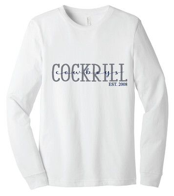 Cockrill MS - Thin Script - Bella+Canvas Long Sleeve