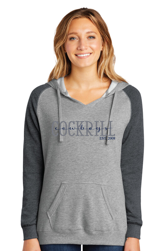 Cockrill MS - Thin Script - Lightweight Raglan Hoodie