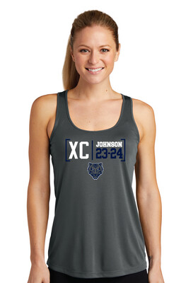 Johnson Cross Country - Brackets - Dri-Fit Racerback Tank