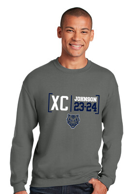 Johnson Cross Country - Brackets - Crew Sweatshirt