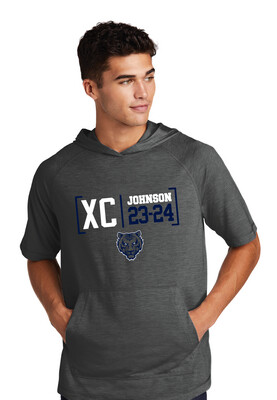 Johnson Cross Country - Brackets - Short Sleeve Hoodie