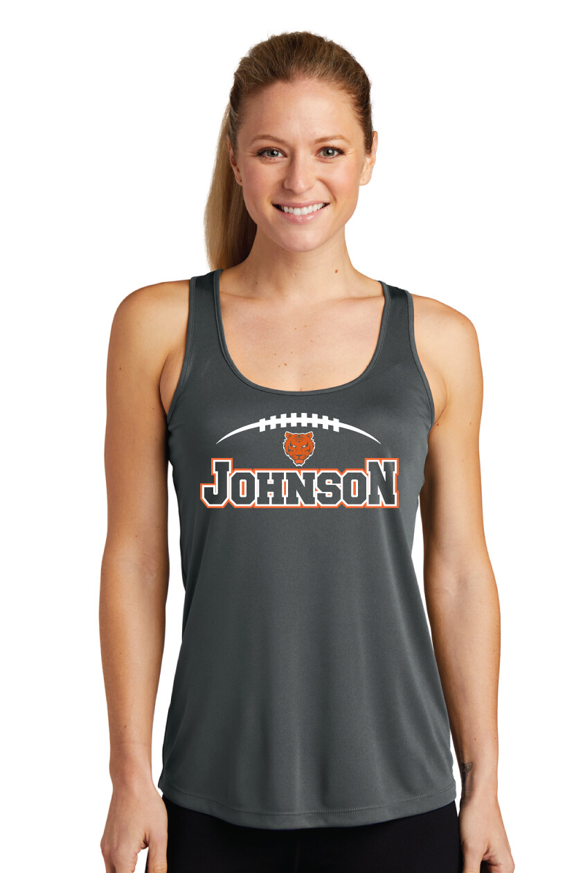 Johnson Football - Laces - Dri-Fit Racerback Tank