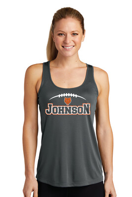 Johnson Football - Laces - Dri-Fit Racerback Tank