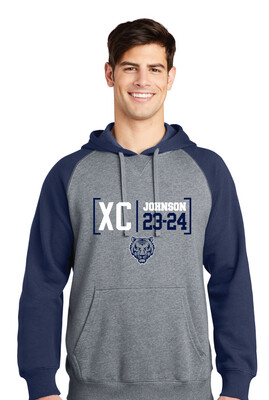 Johnson Cross Country - Brackets - Raglan Hoodie