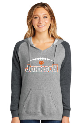 Johnson Football - Laces - Lightweight Raglan Hoodie