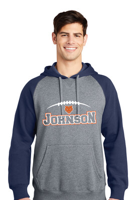 Johnson Football - Laces - Raglan Hoodie