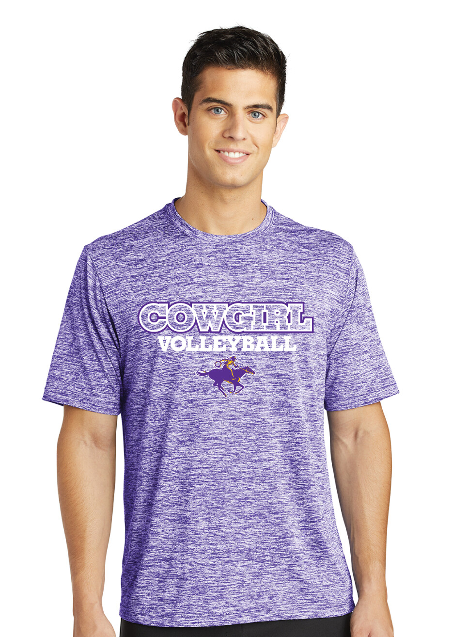 HSU Volleyball - VB Rider - Electric Dri-Fit Short Sleeve