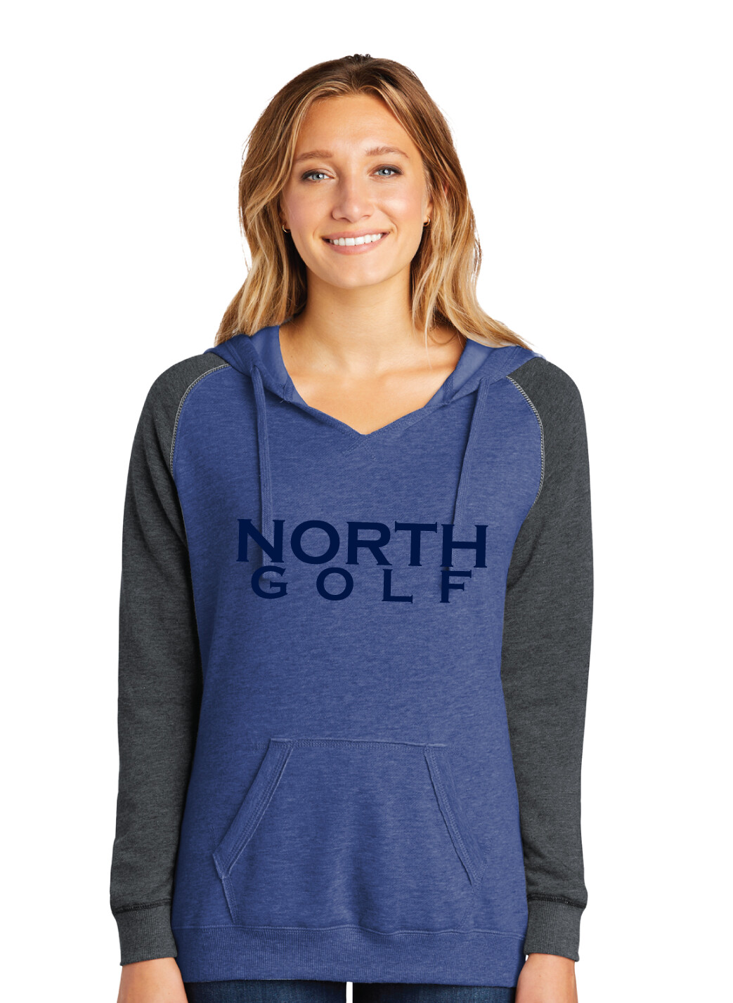 North Golf - Simple Block - Lightweight Raglan Hoodie