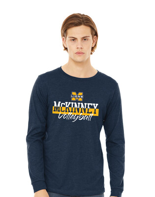 McKinney Volleyball - Cut Word -  Bella+Canvas Long Sleeve