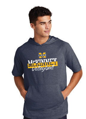 McKinney Volleyball - Cut Word - Short Sleeve Hoodie