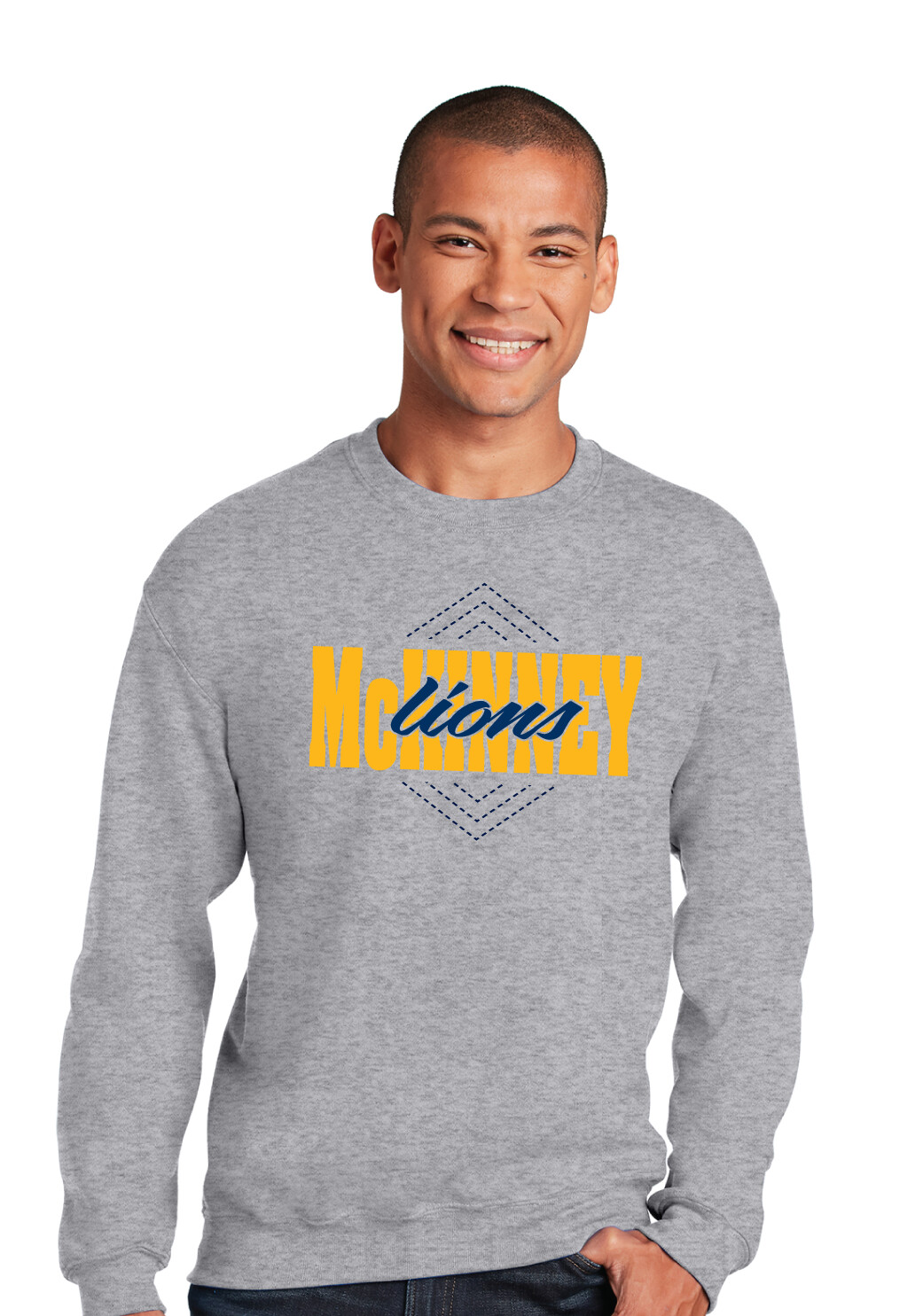 McKinney Volleyball - Diamond - Crew Sweatshirt