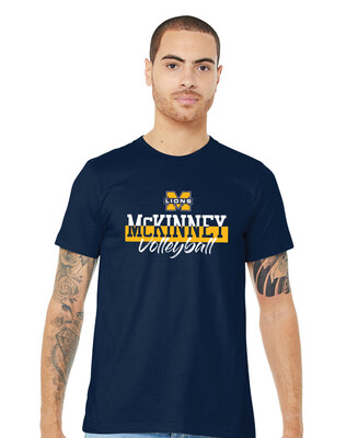 McKinney Volleyball - Cut Word -  Bella+Canvas Short Sleeve
