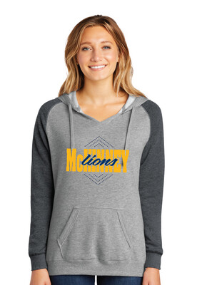 McKinney Volleyball - Diamond - Lightweight Raglan Hoodie